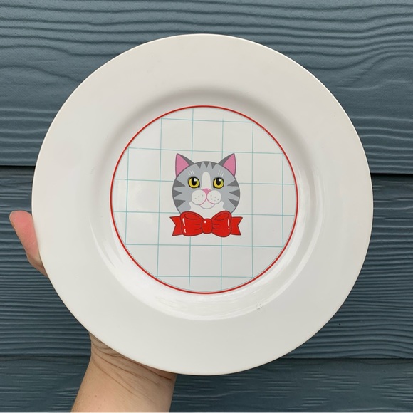 Vintage 1982 Vandor Cat Plate Set (2) - Picture 2 of 10